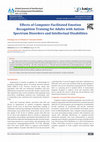 Research paper thumbnail of Emotion regulation as a mediator between depressive symptoms and autism spectrum disorder (ASD) in adults with ASD and intellectual disabilities