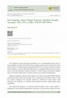 Research paper thumbnail of İnci Enginün, Ahmet Hamdi Tanpınar, İstanbul, Dergâh Yayınları, 2019, 292 s., ISBN: 978-975-995-999-9