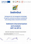 Sediment characterisation and analysis - WP 5 & WP 6 report SedInOut Project Cover Page