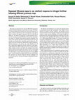 Research paper thumbnail of Rapeseed (Brassica napus L. var. oleifera) response to nitrogen fertilizer following different previous crops