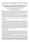 Research paper thumbnail of Laboratory Studies on Utilization of Waste Foundry Sand as a Partial Replacement for Fine Aggregates in Conventional Concrete