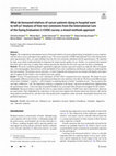 Research paper thumbnail of What do bereaved relatives of cancer patients dying in hospital want to tell us? Analysis of free-text comments from the International Care of the Dying Evaluation (i-CODE) survey: a mixed methods approach