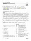 Microporous nano-activated carbon type I derived from orange peel and its application for Cr(VI) removal from aquatic environment Cover Page