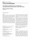 Research paper thumbnail of The Prediction of Extubation Success of Postoperative Neurosurgical Patients Using Frequency–Tidal Volume Ratios