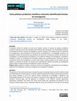 Research paper thumbnail of Cómo plantear problemas científicos relevantes identificando brechas de investigación