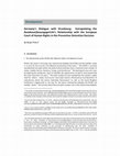 Research paper thumbnail of Germany’s Dialogue with Strasbourg: Extrapolating the Bundesverfassungsgericht’s Relationship with the European Court of Human Rights in the Preventive Detention Decision