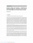 Research paper thumbnail of Germany's Dialogue with Strasbourg: Extrapolating the<i>Bundesverfassungsgericht's</i>Relationship with the European Court of Human Rights in the Preventive Detention Decision