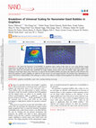 Breakdown of Universal Scaling for Nanometer-Sized Bubbles in Graphene Cover Page