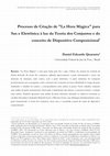 Research paper thumbnail of Processo de Criação de "La Hora Mágica" para Sax e Eletrônica à luz da Teoria dos Conjuntos e do conceito de Dispositivo Composicional