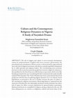 Research paper thumbnail of Culture and the Contemporary Religious Dynamics in Nigeria