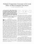 Research paper thumbnail of Nonlinear Compensation Assessment in Few-Mode Fibers via Phase-Conjugated Twin Waves