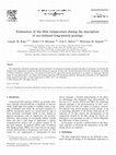 Research paper thumbnail of Estimation of the fibre temperature during the inscription of arc-induced long-period gratings