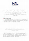 Research paper thumbnail of New tool for reduction of harmful particulate dispersion and to improve machining quality when trimming carbon/epoxy composites