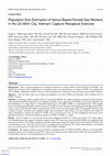 Research paper thumbnail of Population Size Estimation of Venue-Based Female Sex Workers in Ho Chi Minh City, Vietnam: Capture-Recapture Exercise (Preprint)