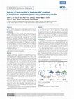 Research paper thumbnail of Return of test results in Vietnam HIV sentinel surveillance: Implementation and preliminary results