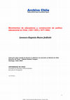 Research paper thumbnail of Movimientos de educadores y construcción de política educacional en Chile (1921-1932 y 1977-1994)