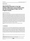 Research paper thumbnail of Approaching Interaction in Iron Age Sardinia: Multi-Scalar Survey Evidence from the Sinis Archaeological Project and the Progetto S'Urachi