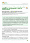 Histological evaluation of Rhipicephalus (Boophilus) microplus tick ovaries subjected to cobalt-60 ionizing radiation Cover Page