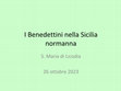 Research paper thumbnail of I Benedettini nella Sicilia normanna