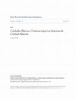 Research paper thumbnail of Ciudades Blancas. Crónicas rojas:Las historias de Cristian Alarcón