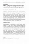 Research paper thumbnail of When evidentials are not evidentials: The case of the Ecuadorian Siona reportative