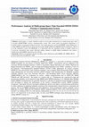 Research paper thumbnail of Performance Analysis of Multi-group Space Time Encoded OFDM-TDMA Wireless Communication System