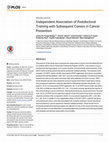 Research paper thumbnail of Independent Association of Postdoctoral Training with Subsequent Careers in Cancer Prevention