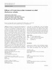 Research paper thumbnail of Efficacy of 5-week doxycycline treatment on adult Onchocerca volvulus