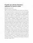 Research paper thumbnail of El poder que enferma. Racismo y epidemias en América Latina