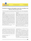 Research paper thumbnail of Psychometric properties of the Spanish version of the Controlling Coach Behaviors Scale in the sport context