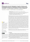 Research paper thumbnail of Posttraumatic Growth, Maladaptive Cognitive Schemas and Psychological Distress in Individuals Involved in Road Traffic Accidents—A Conservation of Resources Theory Perspective