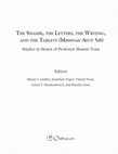 The Shamir, the Letters, the Writing,  and the Tablets (Mishnah Avot 5:6). Studies in Honor of Professor Shamir Yona Cover Page