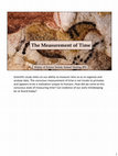 Research paper thumbnail of The Measurement of Time - History of Science Society 2023 Annual Meeting