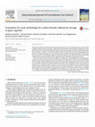 Research paper thumbnail of Evaluation of a new technology for carbon dioxide submarine storage in glass capsules