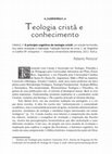 Research paper thumbnail of Teologia cristã e conhecimento