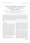 A Survey on Fault Diagnosis and Fault Tolerant Methodologies for Permanent Magnet Synchronous Machines Cover Page