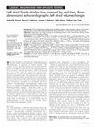 Research paper thumbnail of Left atrial Frank Starling law assessed by real-time, three-dimensional echocardiographic left atrial volume changes