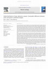 Research paper thumbnail of Global distribution of large submarine canyons: Geomorphic differences between active and passive continental margins