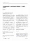 Seasonal dynamics of phytoplankton community and functional groups in a tropical river Cover Page