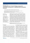 Modeling the Error Term by Moving Average and Generalized Autoregressive Conditional Heteroscedasticity Processes: An Advanced Research Cover Page