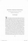 Research paper thumbnail of Knowing through Unknowing: The Qualified Necessity of Human Reason in Dionysius