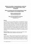 Research paper thumbnail of Efeitos de sentido e representações sociais de estudantes do Ensino Médio sobre o tema transgenia