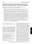 Research paper thumbnail of Reconstruction of pulmonary artery with porcine small intestinal submucosa in a lamb surgical model: Viability and growth potential