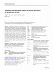 Research paper thumbnail of Adsorption and desorption kinetics of benzene derivatives on mesoporous carbons