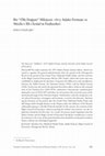 Bir “Ölü Doğum” Hikâyesi: 1875 Adalet Fermanı ve Meclis-i Âlî-i İcrâât’ın Faaliyetleri/The Story of a “Stillborn”: 1875 Adalet Firman and the Activities of the High Council of Execution Cover Page