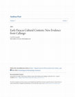 Research paper thumbnail of Early Paracas Cultural Contexts: New Evidence from Callango