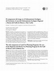 Research paper thumbnail of The risk component in Land Use Planning Programs: the case of the Regional and Marine Use Planning Program for the Gulf of Mexico and Caribbean Sea