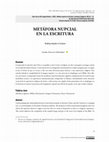 Research paper thumbnail of METÁFORA NUPCIAL EN LA ESCRITURA