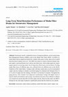 Research paper thumbnail of Long-Term Metal Retention Performance of Media Filter Drains for Stormwater Management