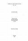 Research paper thumbnail of PÃO SOBRE A MESA: um estudo exegético de  Ex 25,23-30; 37,10-16;  Lv 24,5-9 (Tese de Doutorado)